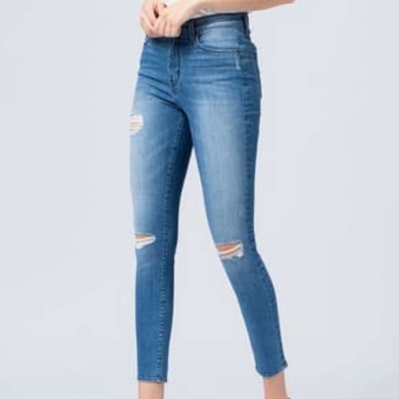 FLYING MONKEY Distressed Skinny Jeans - Picture 4 of 5